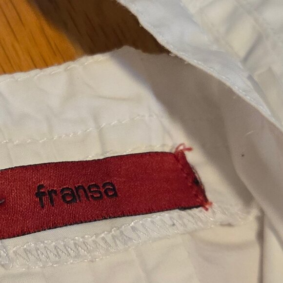 White Vintage babydoll Sundress with pockets! - Picture 6 of 6